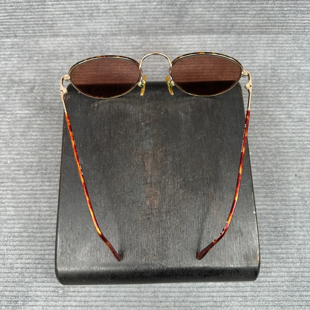 Guess GU 800 Dekland DA Round Tortoise Gold Y2K Sunglasses Vintage Style‎ Korea